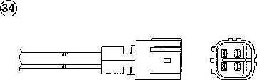 NGK 1418 - Lambda Sensor autospares.lv