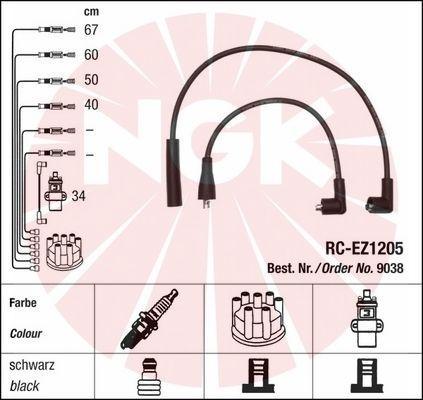 NGK 9038 - Ignition Cable Kit autospares.lv