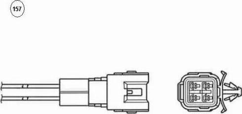 NGK 93752 - Lambda Sensor autospares.lv