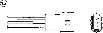 NGK 0177 - Lambda Sensor autospares.lv