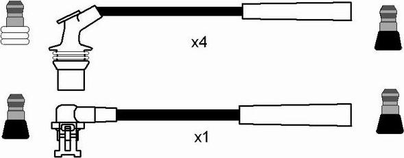 NGK 8493 - Ignition Cable Kit autospares.lv