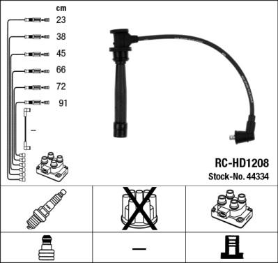 NGK 44334 - Ignition Cable Kit autospares.lv