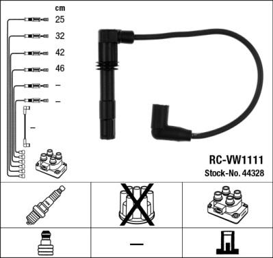 NGK 44328 - Ignition Cable Kit autospares.lv
