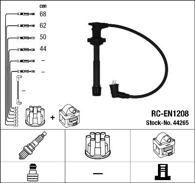 NGK 44265 - Ignition Cable Kit autospares.lv