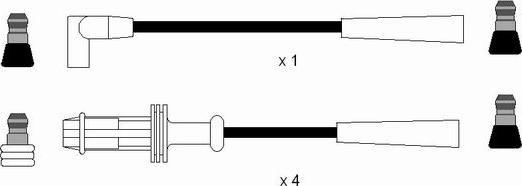 NGK 44285 - Ignition Cable Kit autospares.lv