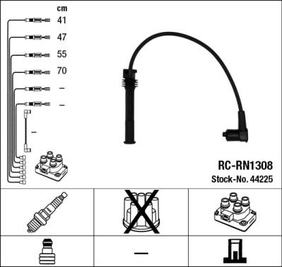 NGK 44225 - Ignition Cable Kit autospares.lv