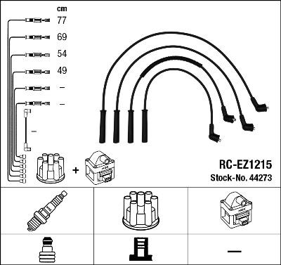 NGK 44273 - Ignition Cable Kit autospares.lv