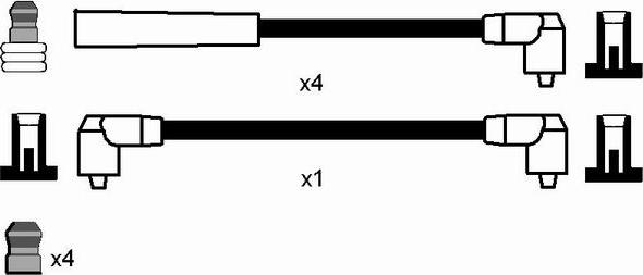 NGK 5404 - Ignition Cable Kit autospares.lv