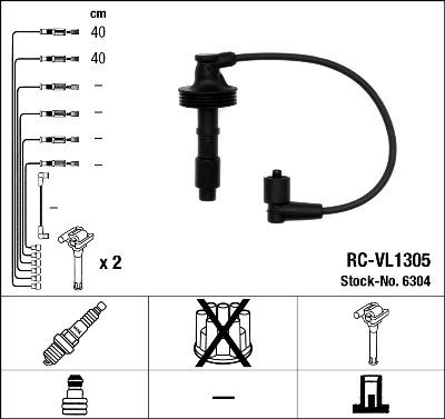 NGK 6304 - Ignition Cable Kit autospares.lv