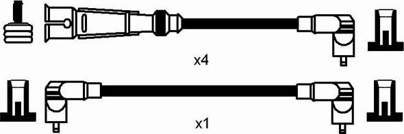 NGK 44286 - Ignition Cable Kit autospares.lv