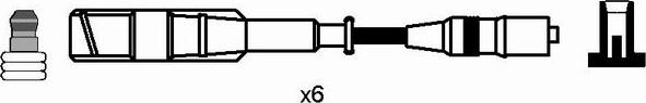 NGK 0942 - Ignition Cable Kit autospares.lv