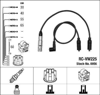 NGK 0956 - Ignition Cable Kit autospares.lv