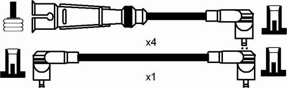 NGK 0950 - Ignition Cable Kit autospares.lv