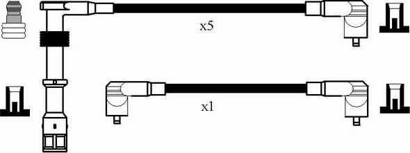 NGK 0508 - Ignition Cable Kit autospares.lv