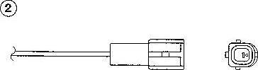 NGK 0198 - Lambda Sensor autospares.lv