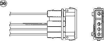 NGK 97640 - Lambda Sensor autospares.lv