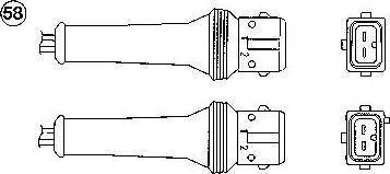 NGK 0201 - Lambda Sensor autospares.lv