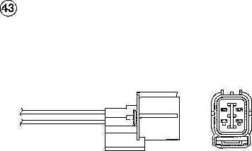 NGK 0159 - Lambda Sensor autospares.lv