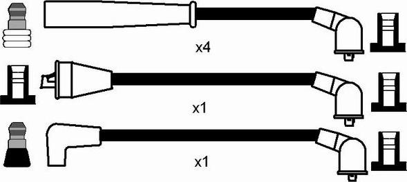 NGK 0714 - Ignition Cable Kit autospares.lv