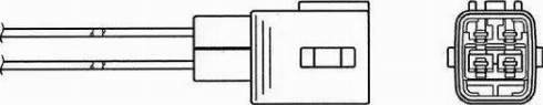 NGK 1407 - Lambda Sensor autospares.lv