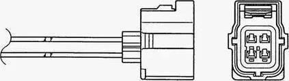 NGK 1836 - Lambda Sensor autospares.lv