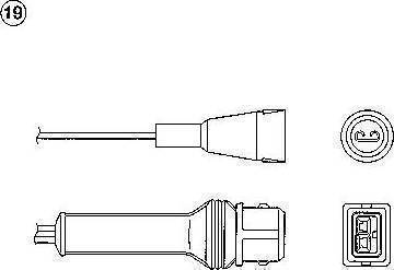 NGK 1855 - Lambda Sensor autospares.lv