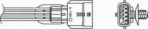 NGK 1336 - Lambda Sensor autospares.lv