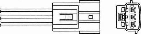 NGK 1737 - Lambda Sensor autospares.lv