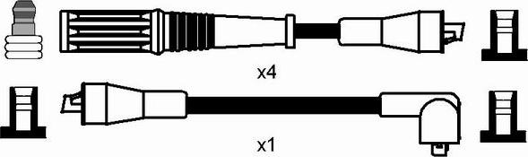 NGK 8528 - Ignition Cable Kit autospares.lv