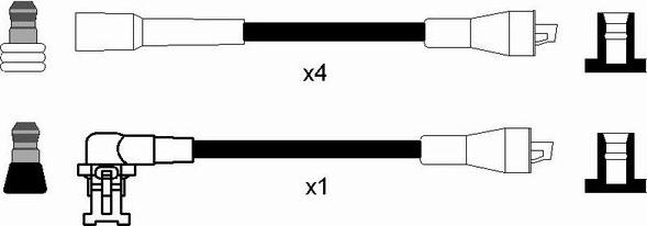 NGK 8253 - Ignition Cable Kit autospares.lv