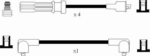 NGK 8226 - Ignition Cable Kit autospares.lv