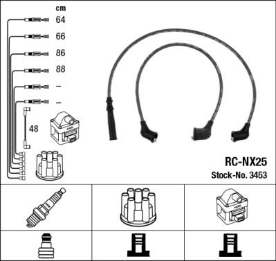 NGK 3453 - Ignition Cable Kit autospares.lv