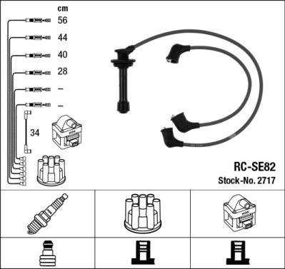 NGK 2717 - Ignition Cable Kit autospares.lv