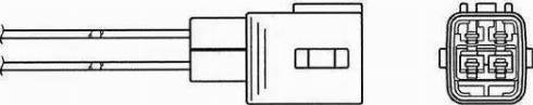 NGK 1354 - Lambda Sensor autospares.lv