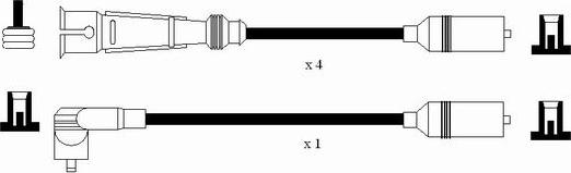 NGK 7363 - Ignition Cable Kit autospares.lv