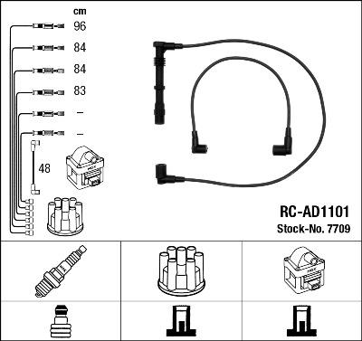 NGK 7709 - Ignition Cable Kit autospares.lv