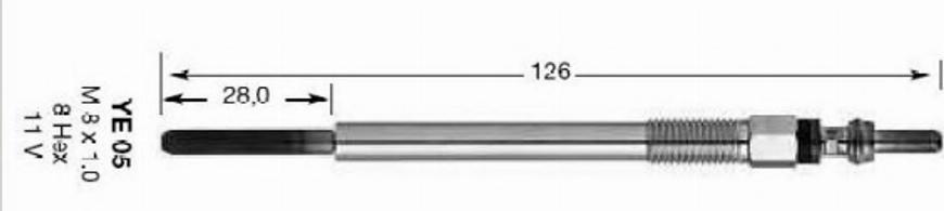 NGK D-Power 73 - Glow Plug autospares.lv