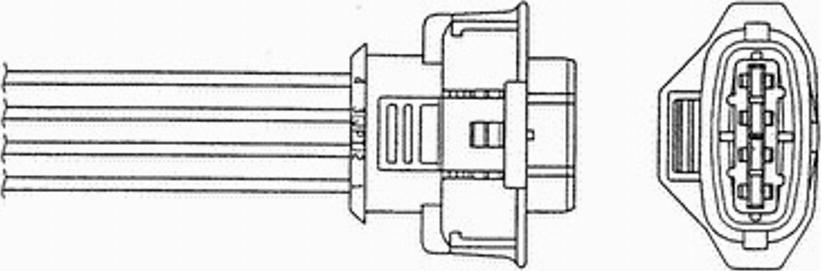 NGK OZA531-GM22 - Lambda Sensor autospares.lv