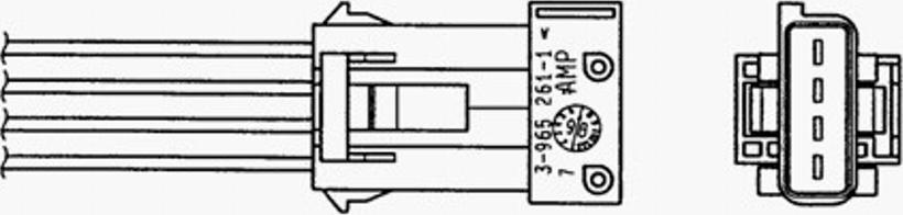 NGK OZA628U3 - Lambda Sensor autospares.lv