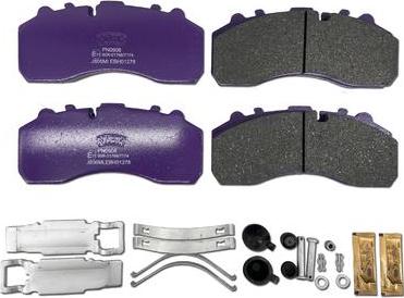 NiBK PN0908 - Brake Pad Set, disc brake autospares.lv