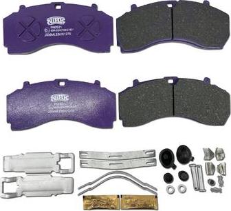 NiBK PN0921 - Brake Pad Set, disc brake autospares.lv