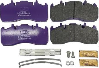 NiBK PN0923 - Brake Pad Set, disc brake autospares.lv