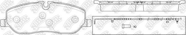 NiBK PN0484W - Brake Pad Set, disc brake autospares.lv