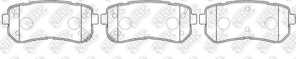 NiBK PN0436S - High Performance Brake Pad Set autospares.lv