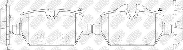 NiBK PN0549W - Brake Pad Set, disc brake autospares.lv