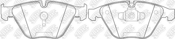 NiBK PN0518 - Brake Pad Set, disc brake autospares.lv