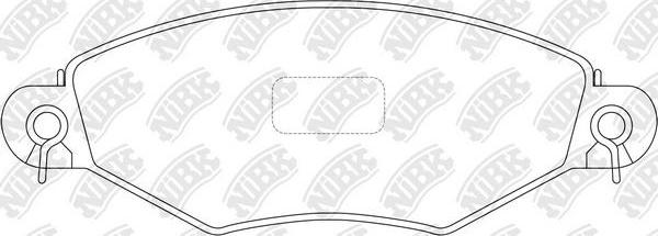 NiBK PN0178 - Brake Pad Set, disc brake autospares.lv