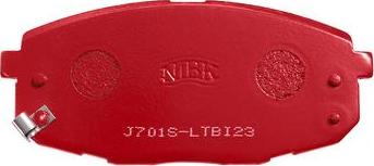 NiBK PN0373S - High Performance Brake Pad Set autospares.lv