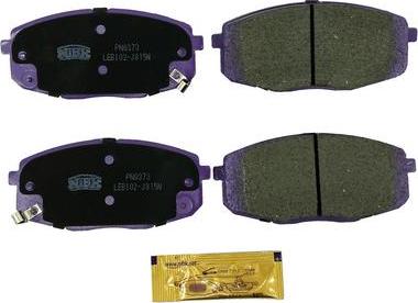 NiBK PN0373 - Brake Pad Set, disc brake autospares.lv