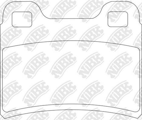 NiBK PN0294 - Brake Pad Set, disc brake autospares.lv